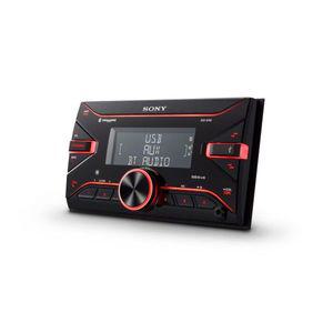 소니 DSXB700 차량용 스테레오 더블 DIN 미디어 리시버 블루투스/전면 USB/리모컨