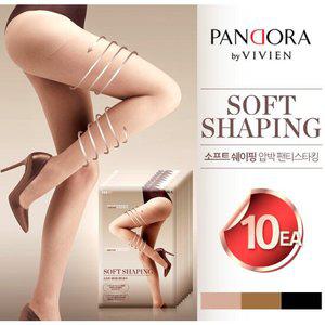 [판도라by비비안] 20D 소프트 압박 팬티스타킹 10족세트 ph3861