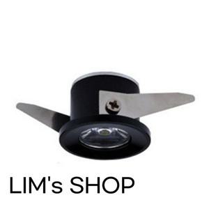 라인투광기 Pollex 초소형 LED 스포트라이트 다운라이트 가정용 매장 카운터 주방 실내 조명 1X 1W 3 220V