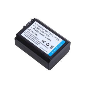 AOPULY 2Pcs 2000mAh NP-FW50 NP FW50 카메라 배터리 소니 a5100 NEX5T NEX5R X-7 NEX6 NEX-5N NEX5C NEX3N