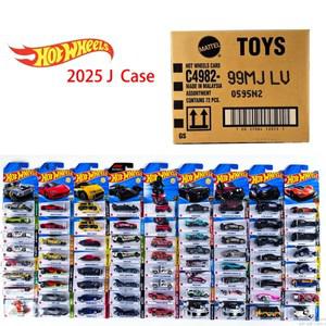 Mattel Hot Wheels 1/64 기본 자동차 메인 시리즈 2025 J 케이스 F1 메르세데스 Amg 페라리 SF90 Collectib