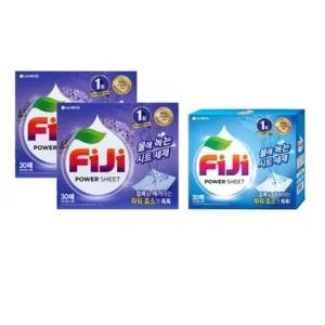 피지 파워 시트형 세제, 30매, 프레쉬, 1개 + 라벤더, 2개
