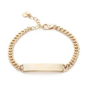 [도로시]14k 클래식 커브 스틱 팔찌(여성용)-16.5cm/17.5cm