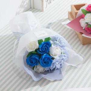 어반비누장미꽃다발 35cm (2컬러) 조화 졸업식 입학