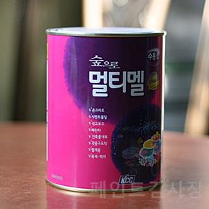 KCC 숲으로멀티멜/0.9L/수용성에나멜/DIY리폼/나무문/가구/냄새無/친환경페인트/페인트김사장