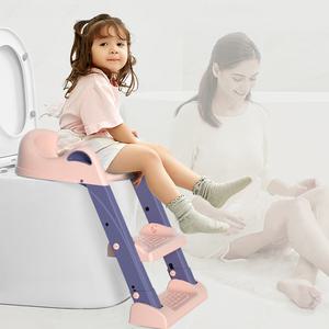 맘앤쥬 유아 접이식 사다리 아기변기