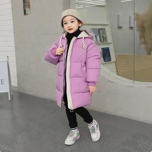 [루루키즈] [LULUKIDS} 무료배송 아동 공용 칼라 웰론 후드 롱 패딩 점퍼