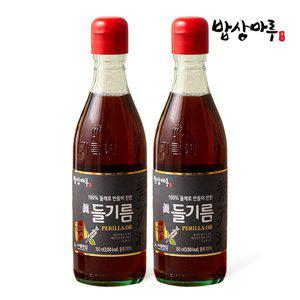 [광천김][밥상마루] 들기름350ml 1+1 총2병