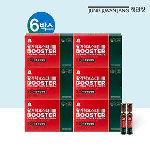 [정관장]활기력 부스터 6박스[(액상20ml+정제 400mg)*14병*6박스]+ 쇼핑백 6장