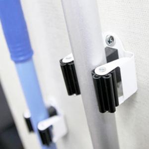 삼안 벽타공 밀대걸이 우산꽃이 밀대걸이대