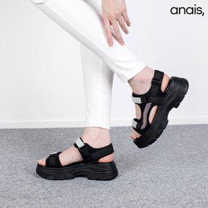 [아나이스] 핫픽스 통굽 스포티 샌들 5cm_24SS292 [무료배송]