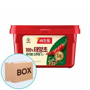 (박스) CJ 해찬들 우리쌀태양초골드고추장 1.5kg+400g 6입