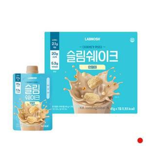 랩노쉬 쉐이크 슬림 단백질 식단 운동 추천 인절미 7p