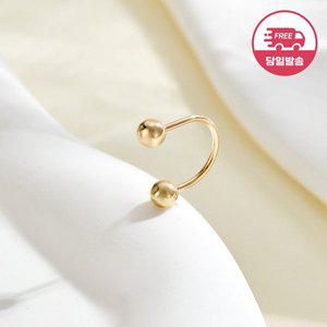 [비앤비골드] 당일발송 14K 심플 U자 골드볼 피어싱 3mm 한쪽 JAE40517