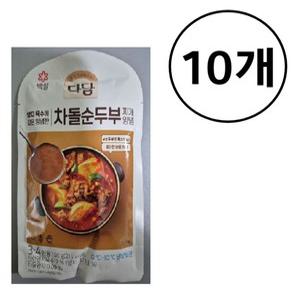 CJ 다담 차돌 순두부찌개양념 130g X 10개