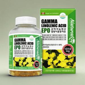 네추럴라이즈 감마리놀렌산 달맞이꽃종자유 EPO 180정 1박스 여성 건강에 도움