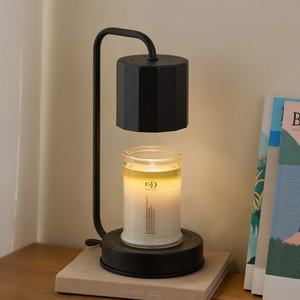 캔들백화점 모던 큐브 타이머 캔들워머 블랙화이트 천연 소이향초 370g
