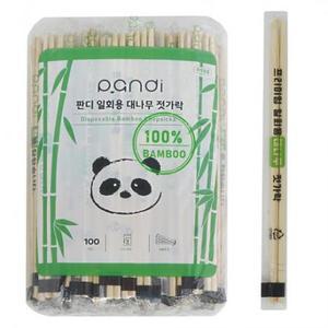 판디 일회용 대나무 젓가락, 100개입, 1개 one option