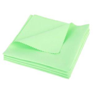 4 PCS 바이올린 청소용 천, 11.8x11.8인치 극세사 기타 피아노 황동 트럼펫용 부드러운 보푸라기 없는 악기 렌즈, 화면(녹색)