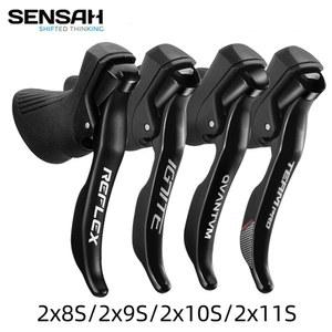 변속기 SENSAH IGNITE 도로 자전거 시프터 브레이크 레버 시마노 소라 티아그라 클라리스용 16 18/20 단 드레일러 2x8 2x9 2x10