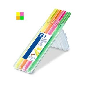 스테들러 트리플러스 텍스트서퍼 형광펜 4색세트 Textsurfer 362-SB4 (362-SB4)