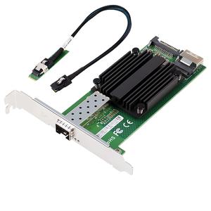 단일 포트 이더넷 네트워크 어댑터 X520-DA1 10G 광섬유 모듈 제외 인텔 82599 EN 칩용 82599-1SFP  M.2