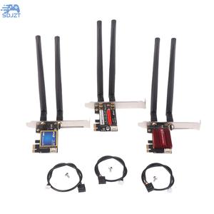 TX-1200 듀얼 밴드 무선 와이파이 원격 제어 카드 PCIE 어댑터 블루투스 4.0 1200Mbps 2.4Ghz 5Ghz 1PC