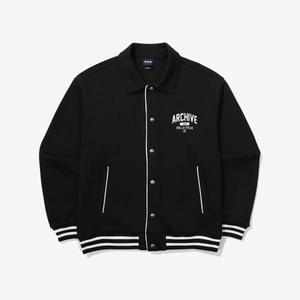 [휠라](광주신세계)[FILA] 면혼방 그래픽 스타디움 자켓 (FS2FTG1102X_BLK)