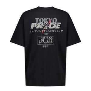 [롯데백화점]유에프씨 스포츠 UFC 프라이드 릴렉스핏 반팔 티셔츠 블랙 U2SSV3118BK