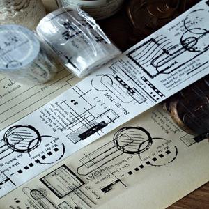 Yier Studio 빈티지 레트로 수평 및 수직 프레임 와시 테이프 플래너 DIY 카드 제작 스크랩북 플랜 장식 스티커