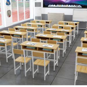 옛날 학교 의자 책상 2인용 등받이 학원 책걸상 세트
