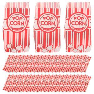 100 Pcs 팝콘 포장 가방 Goodie 가방 개별 상자 컨테이너 종이 작은 미니 간식 컨테이너 파티 용품