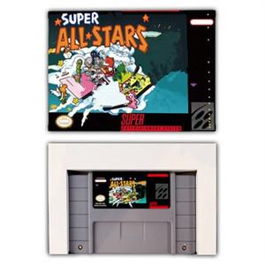SuperMari 게임 올스타 EUR USA 소매 상자 비디오 게임 콘솔이 포함된 Snes 게임 카트리지용 16비트 RPG 게