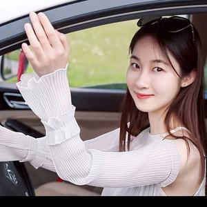 여성팔토시 쉬폰 홍대온니-레이스 골프토시 햇빛가리개 운전 패션 워머 장갑 핸드 쿨 자동 암