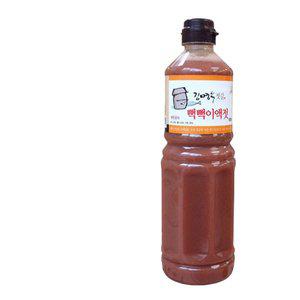 김명수젓갈 3년발효 뻑뻑이액젓 900ml (멸치 꽁치액젓)