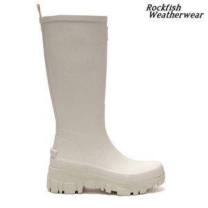 [락피쉬] 플랫폼 레인 부츠 롱(FLATFORM RAIN BOOTS LONG-CREAM)