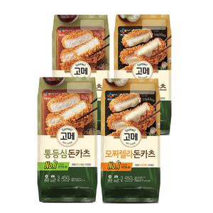 고메 돈카츠 골라담기 450g x 4팩 모짜렐라 통등심 돈까스 코스트코