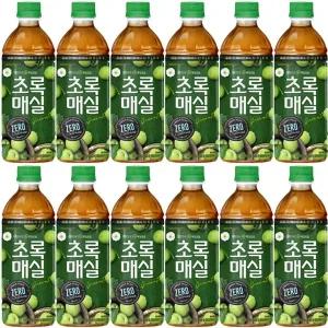 웅진 초록매실 제로 500ml x 24개