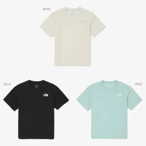 [노스페이스키즈](신세계 사우스시티)NT7UQ01 키즈 아이스런 숏 슬리브 라운드티 KS ICE RUN S/S R/TEE