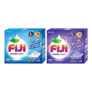 피지 파워 시트형 세제 프레쉬, 30매, 1개+라벤더, 30매, 1개