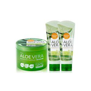 과일나라 알로에 수딩젤 500ml+클렌징폼 150ml 2개
