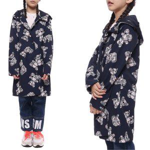 [부산점][버버리][버버리] 22FW 토마스 베어 프린트 후드 코트 (8056985 MIDNIGHT 22F)