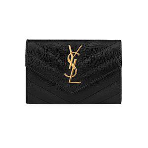 [생로랑][SAINT LAURENT] 생로랑 모노그램 엔벨로프 카드지갑 414404-BOW01-1000