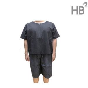 양면지퍼형 환자복 그레이색 / 병원복 회색 마사지복 기능성 진료복 한의원