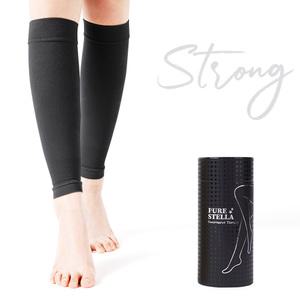 퓨어스텔라 의료용 압박스타킹 (블랙 S~XXL) 종아리 압박밴드 혈액순환 남성 여성 다리관리