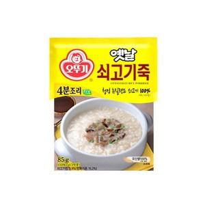 오뚜기 쇠고기죽 85G 10개