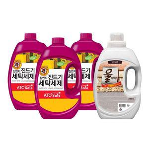 [아토세이프] 액상 세제 진드기제거 기피 2.5L 3개+울전용2L 1개[31988296]