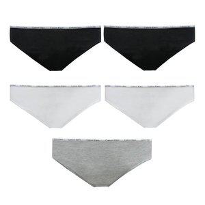 [Calvin Klein]캘빈클라인 언더웨어 CK 여성 코튼 스트레치 로고 비키니 삼각 팬티 속옷 5팩 세트 QP109...
