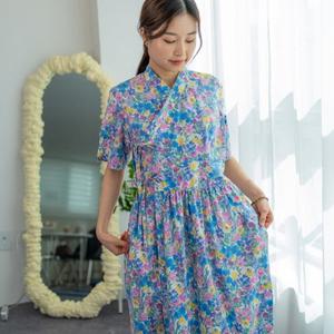 목화송이 철릭원피스