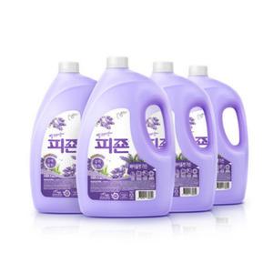 피죤 섬유유연제 바이올렛 가든 3100ml x 4개